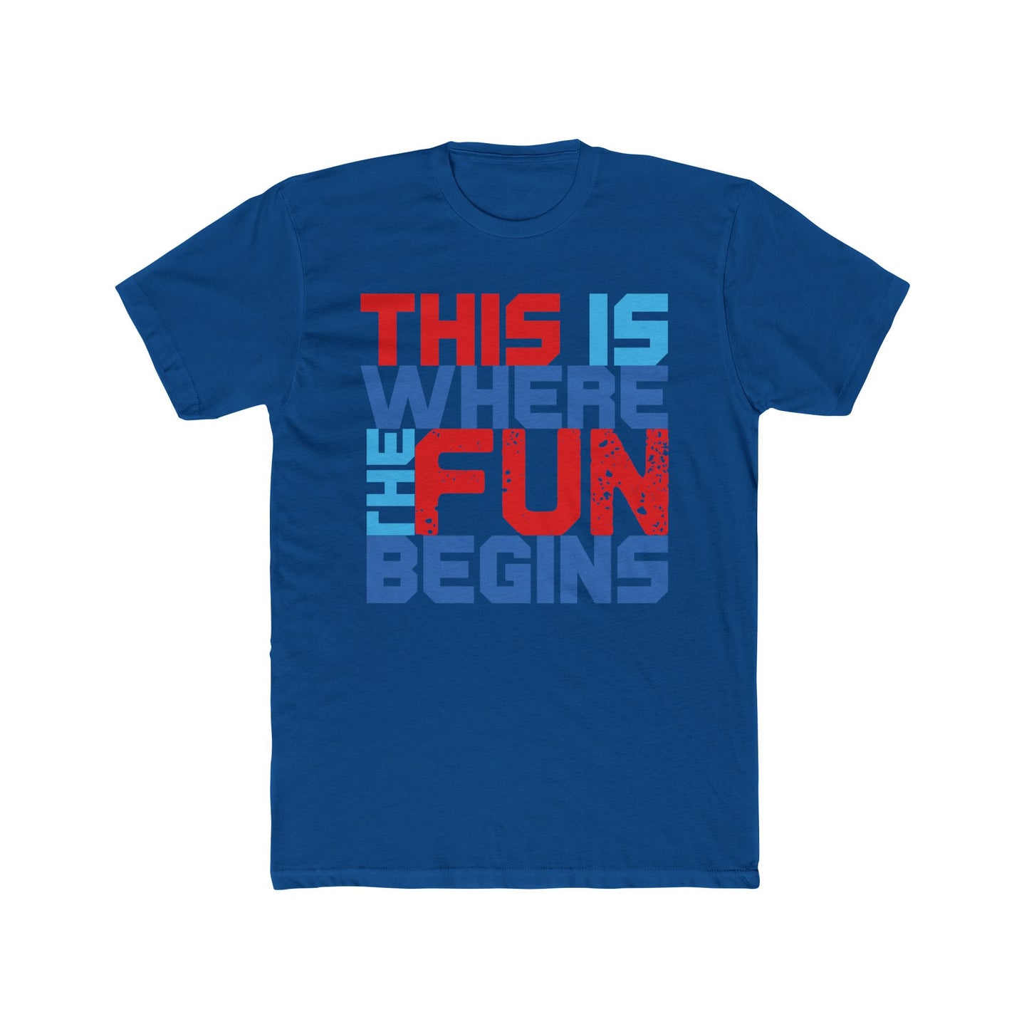 Fun Unisex Cotton Crew Tee